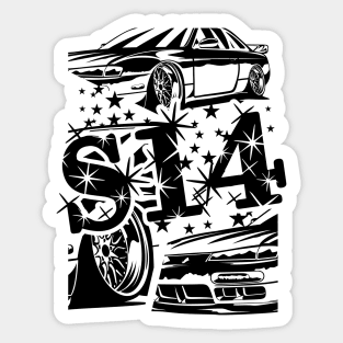 Nissan Silvia S14 Stance Sticker